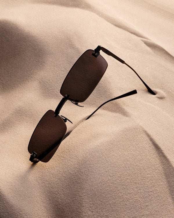 Rimless Parallel / Black Titanium & Grey Lens - Shade Files
